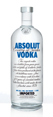 Водка Absolut 1 л
